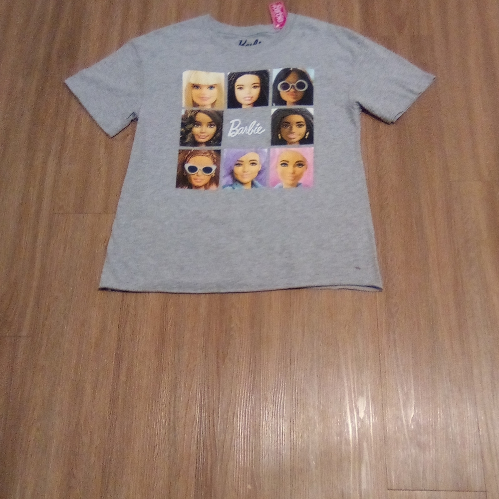 Barbie Kids T-Shirt with Doll Faces Design